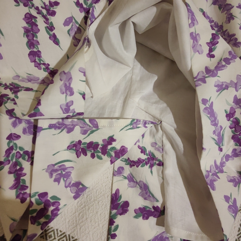 MaxMara Cotton Poplin Floral Print Dress - Size 8 - Picture 12 of 12